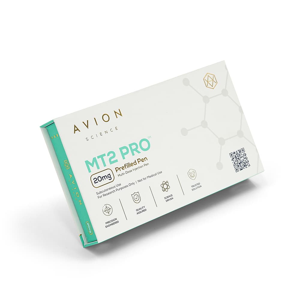 Melanotan II product packaging